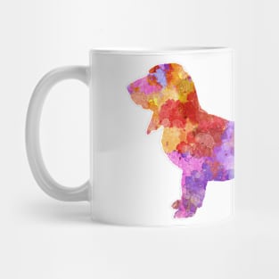 Blue Gascony Basset in watercolor Mug